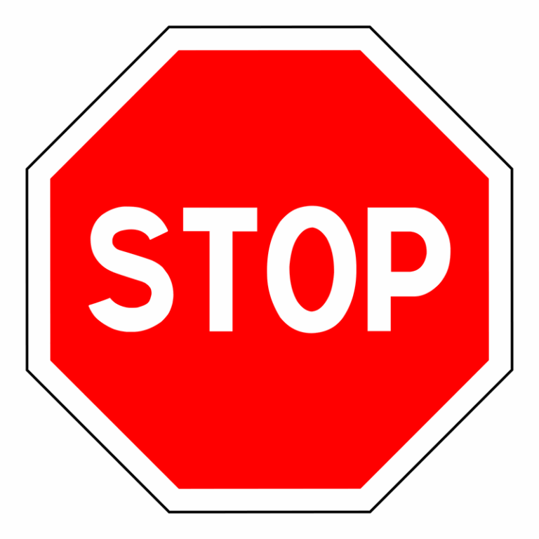 Stop sign