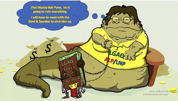 Is a cartoon picture of Jabba the Hutt defamatory?